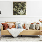 Housse de Coussin Blanc Cassé 45x45 Soleil de Terracota - Vignette | Gellone