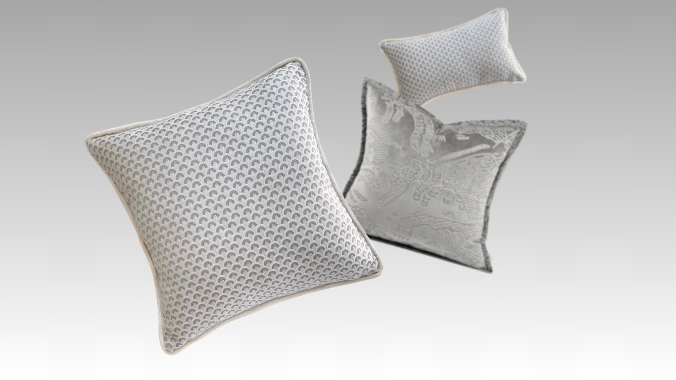 Housse de Coussin Gris | Entre Clair et Foncé