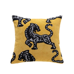 Housse de Coussin Jaune Moutarde et Gris   Jaune Sauvage - Vignette | Gellone