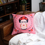 Housse de Coussin 50 x 50 Rose Fushia   La Frida - Vignette | Gellone