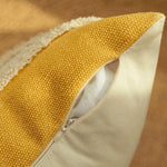 Housse de Coussin Tissu Ethnique Chic en Jaune   Puglia - Vignette | Gellone