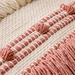 Housse de Coussin Rose Blanc   Rose Bohème - Vignette | Gellone