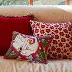 Housse de Coussin Rouge Rectangulaire   Le Chant - Vignette | Gellone