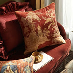 Housse de Coussin Chine Rouge   Pavillon d'Or - Vignette | Gellone