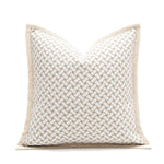 Housse de Coussin Beige et Blanc Tendance   Mouzaïa - Vignette | Gellone