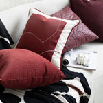 Housse de Coussin Velours Grenat   Notte Cremisi - Vignette | Gellone