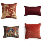 Housse de Coussin Chine Rouge   Pavillon d'Or - Vignette | Gellone