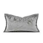 Housse de Coussin Graphique Gris   Le Tigre de l'Est - Vignette | Gellone