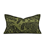 Housse de Coussin Vert Kaki   Le Tigre de l'Ouest - Vignette | Gellone