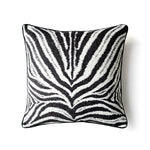 Housse de Coussin 50x50 Noir et Blanc   Zebra - Vignette | Gellone