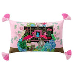 Housse de Coussin Rose Fushia   Jardin des Mirages - Vignette | Gellone