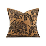 Housse de Coussin Orange Ethnique   Le Tigre de Quy Nhon - Vignette | Gellone