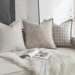 Housse de Coussin Couleur Taupe et Beige   Morningside - Vignette | Gellone