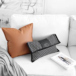 Housse de Coussin Rectangulaire Noir et Blanc   Elsie - Vignette | Gellone