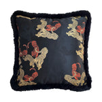 Housse de Coussin Noir et Jaune   La Cour des Tigres - Vignette | Gellone