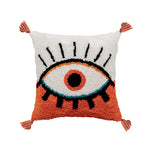 Housse de Coussin Orange et Blanc   Mati - Vignette | Gellone