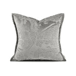 Housse de Coussin Graphique Gris   Le Tigre de l'Est - Vignette | Gellone