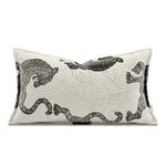 Housse de Coussin Gris Chiné   Tigre Ombragé - Vignette | Gellone