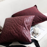 Housse de Coussin Matelassé Rouge   Borgogna - Vignette | Gellone