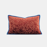 Housse de Coussin Rouge 50x50   Ruggine Azzurra - Vignette | Gellone