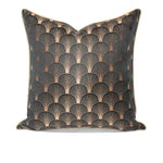 Housse de Coussin Doré Art Deco   Jay - Vignette | Gellone